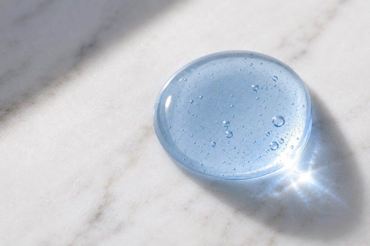 Blue copper peptide serum texture
