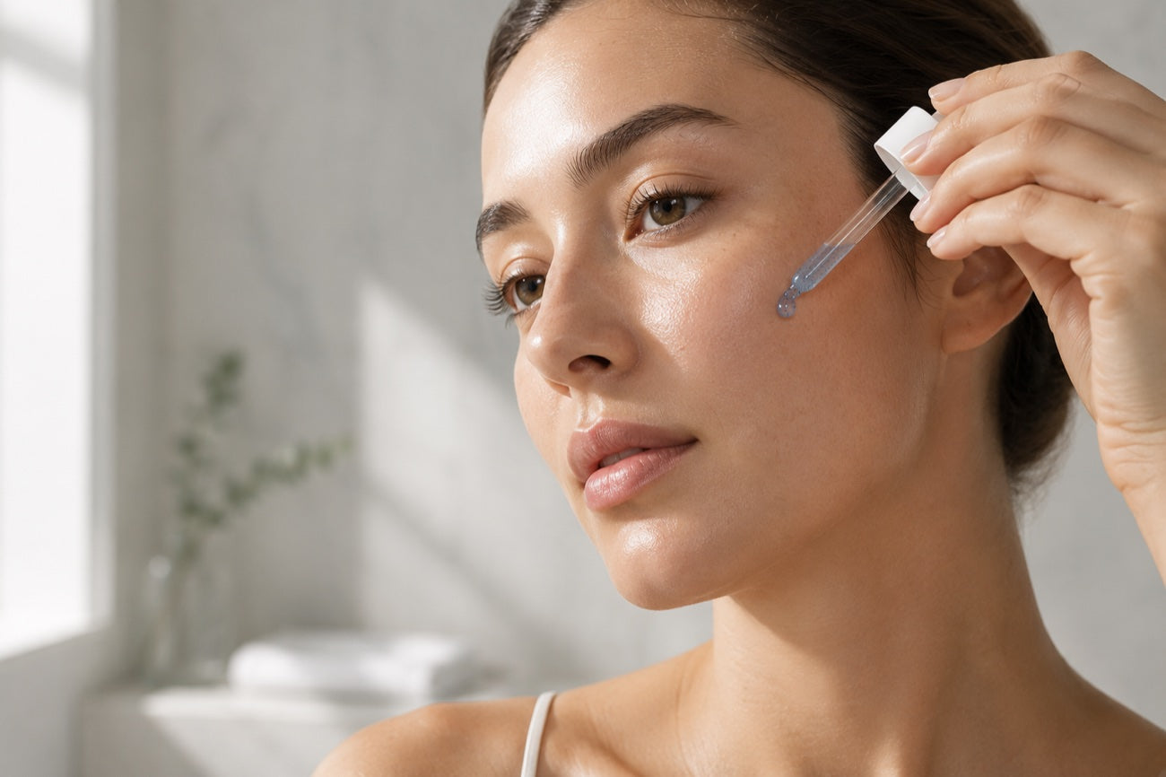 Applying the serum